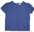 Plum Baby Basic Navy T-Shirt with Snap Back Opening