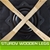 2x Oak Wood Bar Stool 72cm Leather LEILA - BLACK