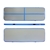Inflatable Track Gymnastic Tumbling Air Mat Blue and Grey