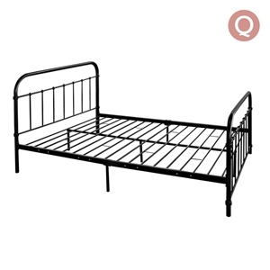 Artiss Queen Size Metal Bed Frame - Blac