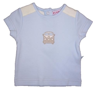Plum Baby Pale Blue Kombi Top with Back 