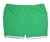 Plum Baby Green Shorts with Elastic Waist
