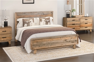 Queen Size Wooden Bed Frame in Solid Woo