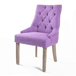 1X French Provincial Oak Leg Chair AMOUR