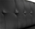 Sarantino 3 Seater Faux Leather Sofa Bed Couch with Pillows - Black