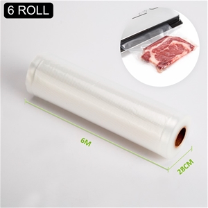 6x Vacuum Food Sealer Roll - 6m x 28cm