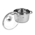 Belm 7pcs SS Cookware Set Pot Saucepan Casserole w/ Glass Lid