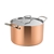 Lassani Tri-Ply Copper 20cm Casserole Stock Pot Lid Cookware Induction SS