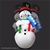 Jingle Jollys Inflatable Shaking Snowman