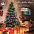 5Ft 150cm Fibre Optic LED Christmas Tree - BAUBLES MULTI COLOUR