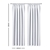 Art Queen 2 Pencil Pleat 300x230cm Blockout Curtains - White