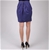 Zhouk Zip Back Pleated Front Skirt