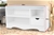Shoe Rack Cabinet Organiser Grey Cushion - 80 x 30 x 45 - White