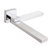 Square Chrome Wall Bath Basin Outlet Swivel Water Spout, Watermark