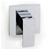 Square Chrome Wall Built-in Shower/Spout Mixer Tap Watermark Certificate