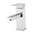 Square Chrome Basin Mixer Tap Brass Faucet Watermark and WELS Approved