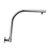 Round Chrome Swivel Gooseneck Wall Mounted Shower Arm(Brass)