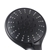 Round Black Rainfall Handheld Shower Head(ABS,3 Functions)