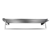 Square Chrome 304 Stainless Steel Towel Holder with Rail Shelf 600mm