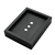Square Black 304 Stainless Steel Soap Dish Holder