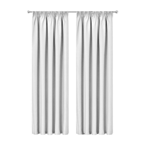 Artqueen 2x Pinch Pleat Blockout Curtain