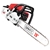 Giantz 62CC Commercial Petrol Chain Saw - Red & White