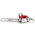 Giantz 58CC Commercial Petrol Chain Saw - Red & White