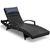 Gardeon Outdoor Sun Lounge Sofa Furniture Wicker Patio Black