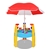Keezi 26 Piece Kids Umbrella & Table Set