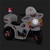 Rigo Kids Ride On Motorbike - White