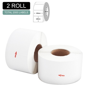 2 Rolls Thermal Label - Core 76mm x 1000