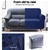 Artiss High Stretch Sofa Lounge Protector Slipcovers 3 Seater Navy