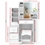 Artiss Dressing Table Stool Mirror Jewellery Cabinet Makeup Storage White