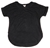 2 x MATTY M Women's Dip Hem Crew Neck T-Shirts with Folded Sleeve, Size M,