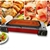 Portable Double Gas Butane Cooker with Non-stick Grill BBQ Plate Red