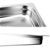 SOGA Gastronorm GN Pan Full Size 1/1 100mm Deep Stainless Steel Tray