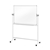 Mobile Whiteboard Free Stand Double Sided Magnetic Aluminum Frame 120x90cm