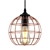 Artiss Pendant Light Modern Ceiling Metal Caged Wire Lamp Bar Home Gold