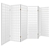 Artiss 6 Panel Room Divider Screen Wooden Timber White Fold Stand Privacy