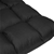 Adjustable Floor Gaming Lounge Linen Chair 99x41x12cm Black