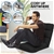 Adjustable Floor Gaming Lounge Line Chair 100 x 50 x 12cm - Black