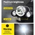 Weisshorn 4 Modes LED Flash Torch Headlamp