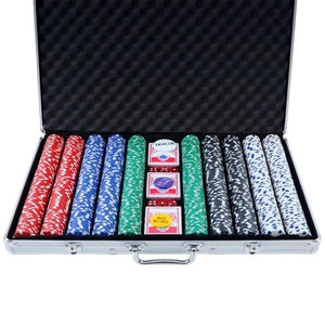 Poker Chip Set 1000PC Chips TEXAS HOLD'E