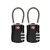 Jet Set TSA Combination Cable Luggage Lock 2 Pack - Black