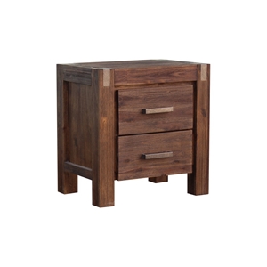 Bedside Table 2 drawers Night Stand Soli