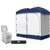 WEISSHORN 20L Outdoor Portable Toilet Camping Tent Ensuite Change Room