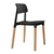 Artiss 4x Belloch Replica Dining Chairs Cafe Stackle Beech Wood Legs Black