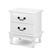 Artiss Bedside Table Storage Lamp Side Nightstand Unit Bedroom White