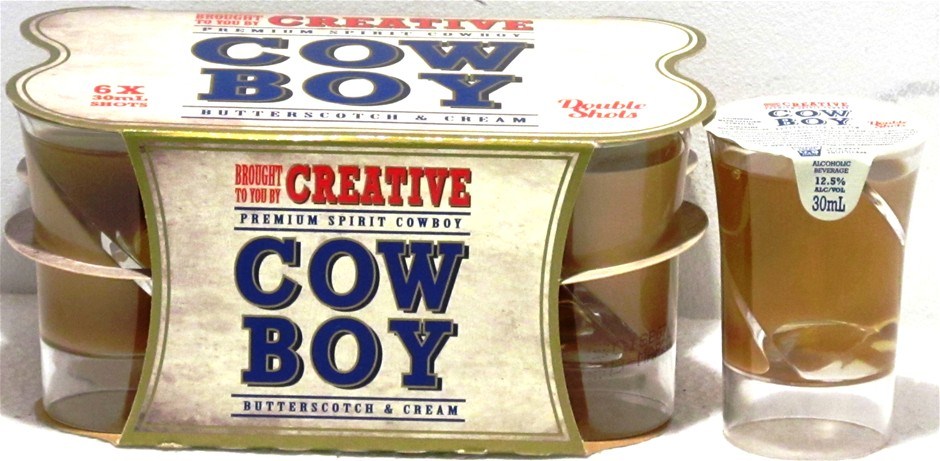 Creative Cowboy Double Shot Butterscotch Cream 23 X 6x30ml Auction 0035 Grays Australia