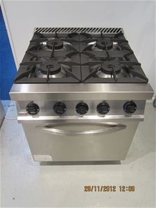Fagor 700 series 4 x burner stove with o